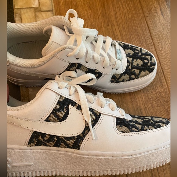 Nike Air Force 1 sneakers Dior - women’s size 7.5 - Picture 1 of 3